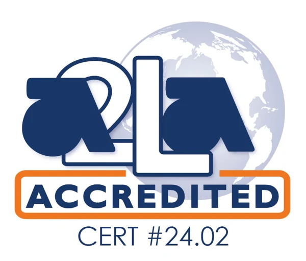 A2LA Accredited — Certificate No. 24.02