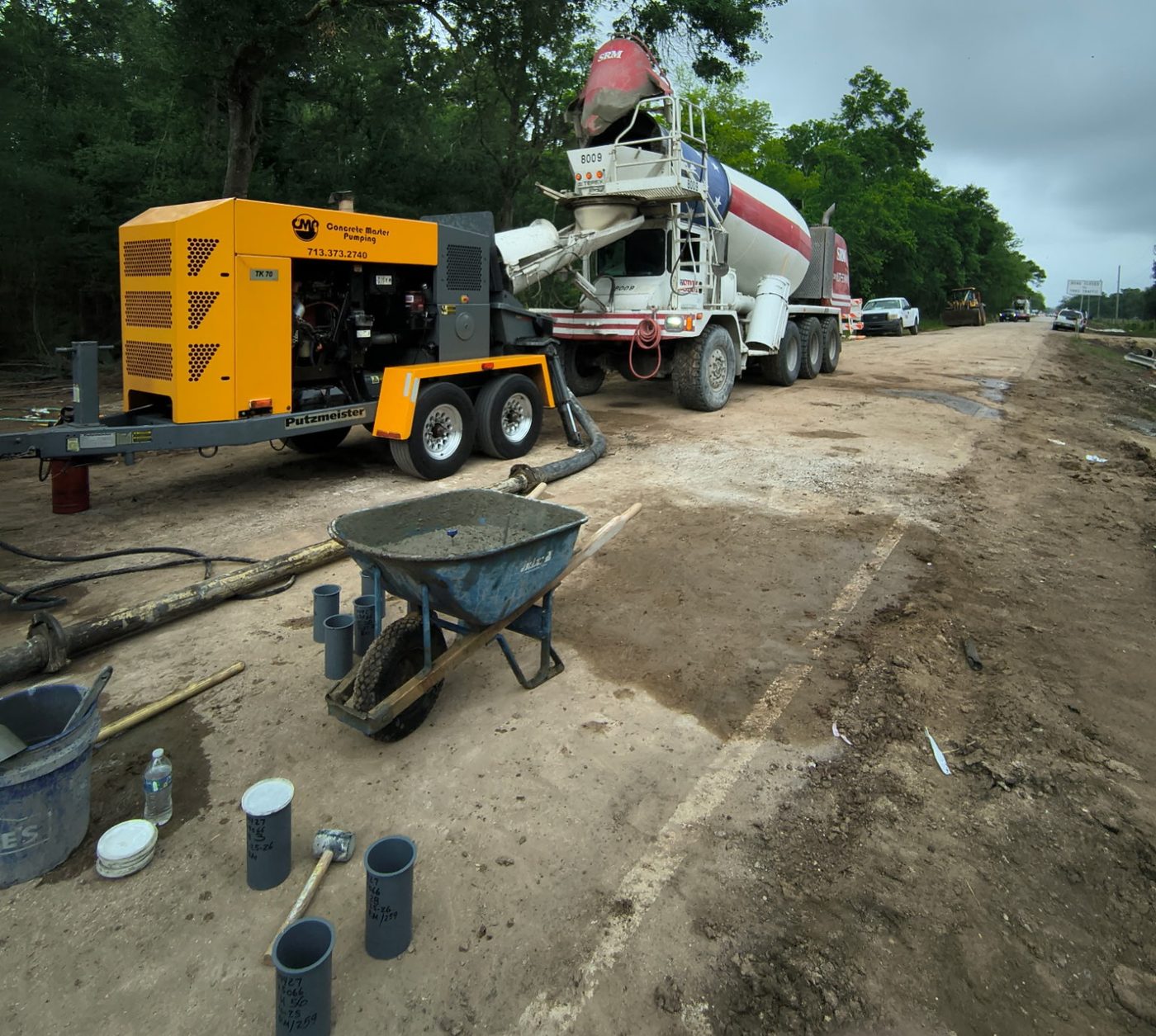 City of Houston water line inspection field work