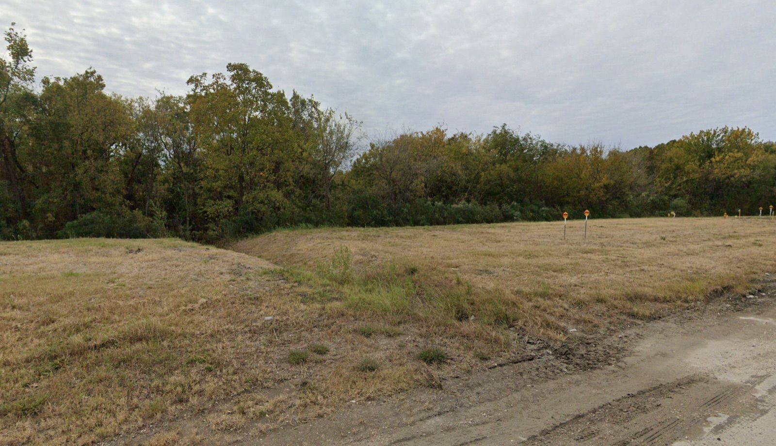Proposed stormwater detention basin site