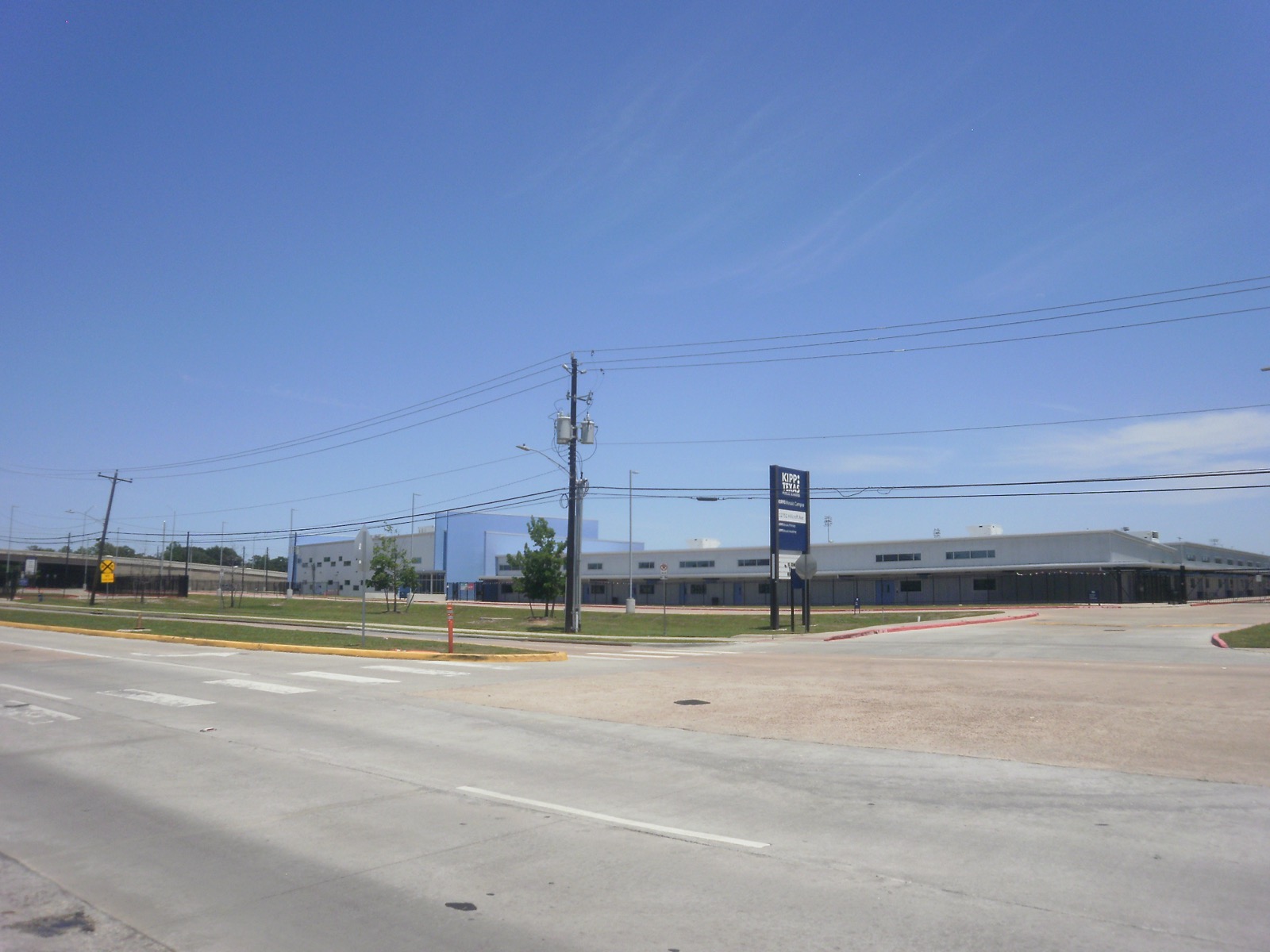 City of Houston water facility at the project intersection