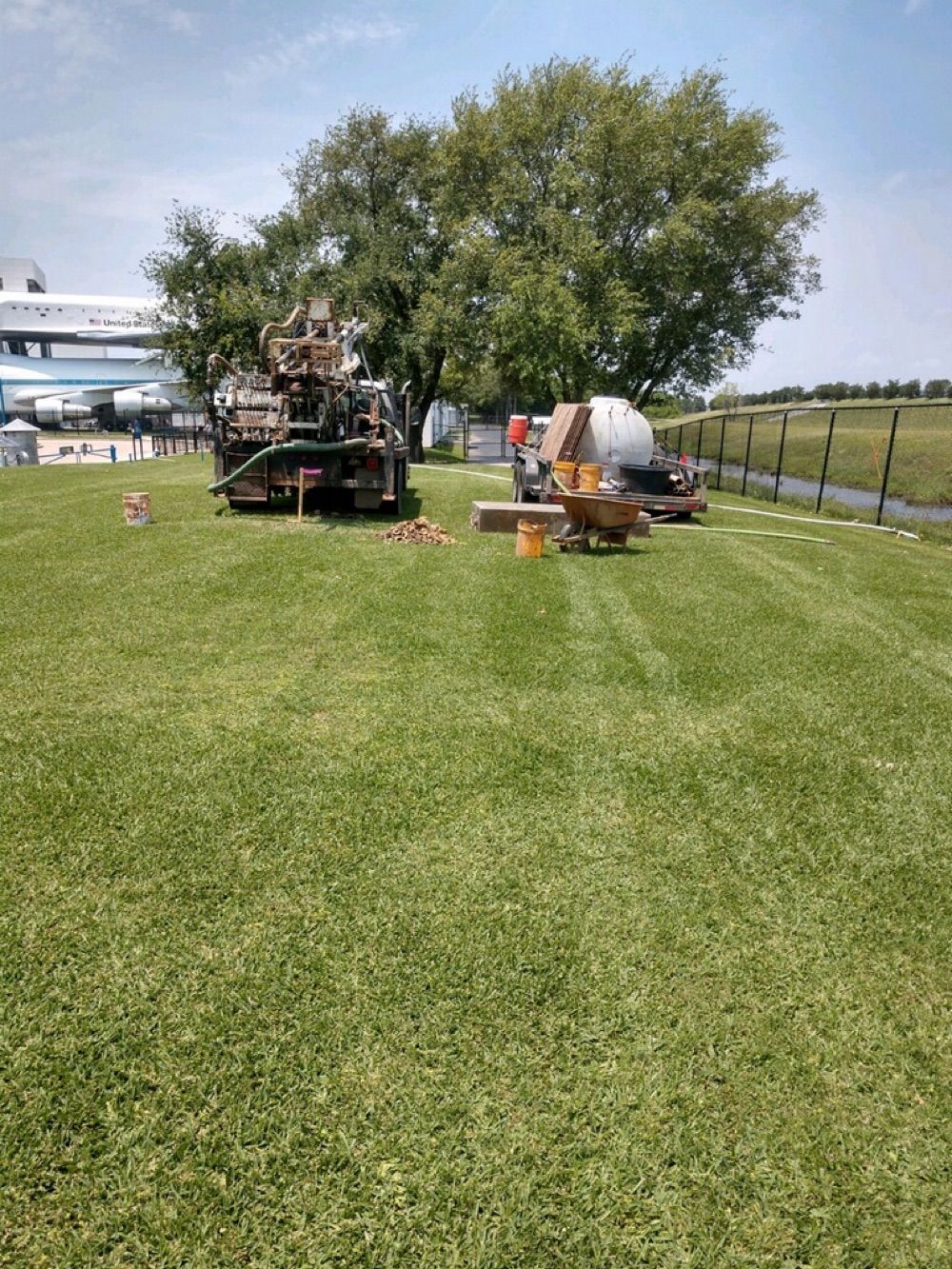 Associated Testing Laboratories geotechnical field work at the NASA campus
