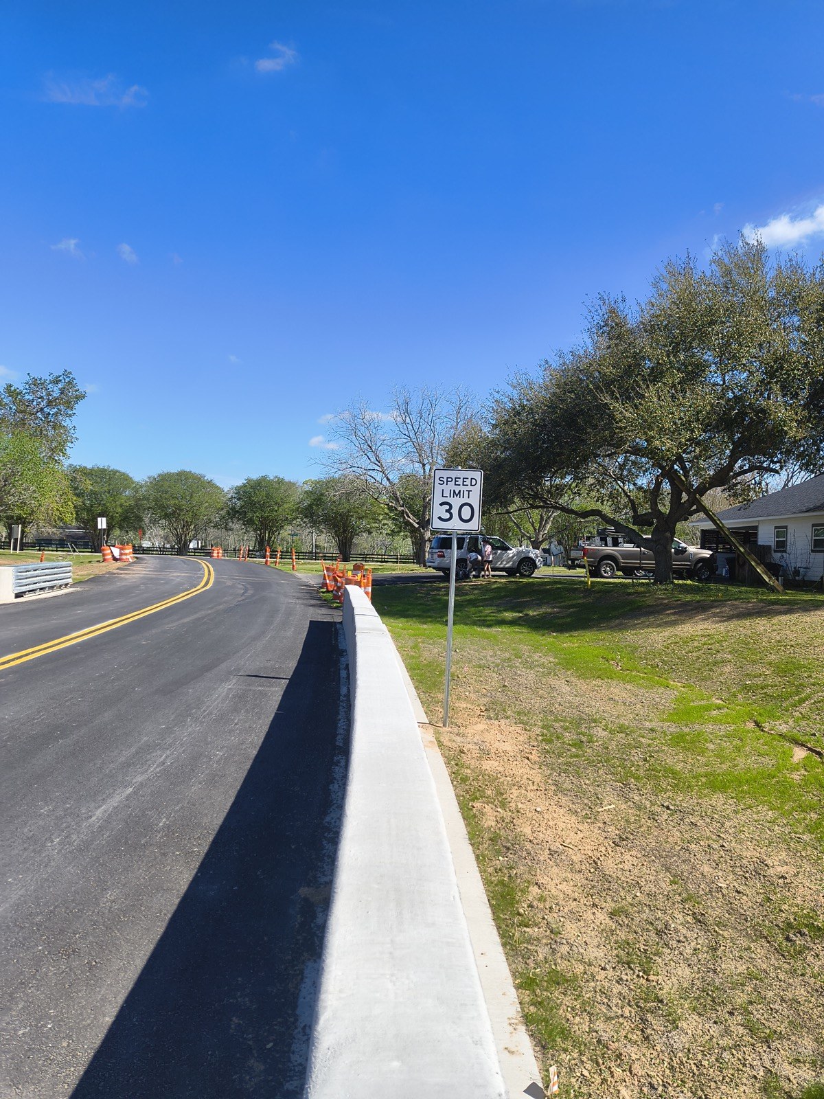 Completed replacement bridge and channel improvements
