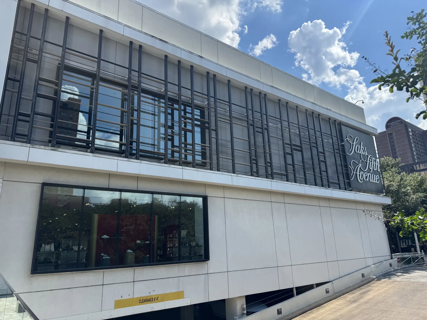 Saks Fifth Avenue flagship exterior at The Galleria