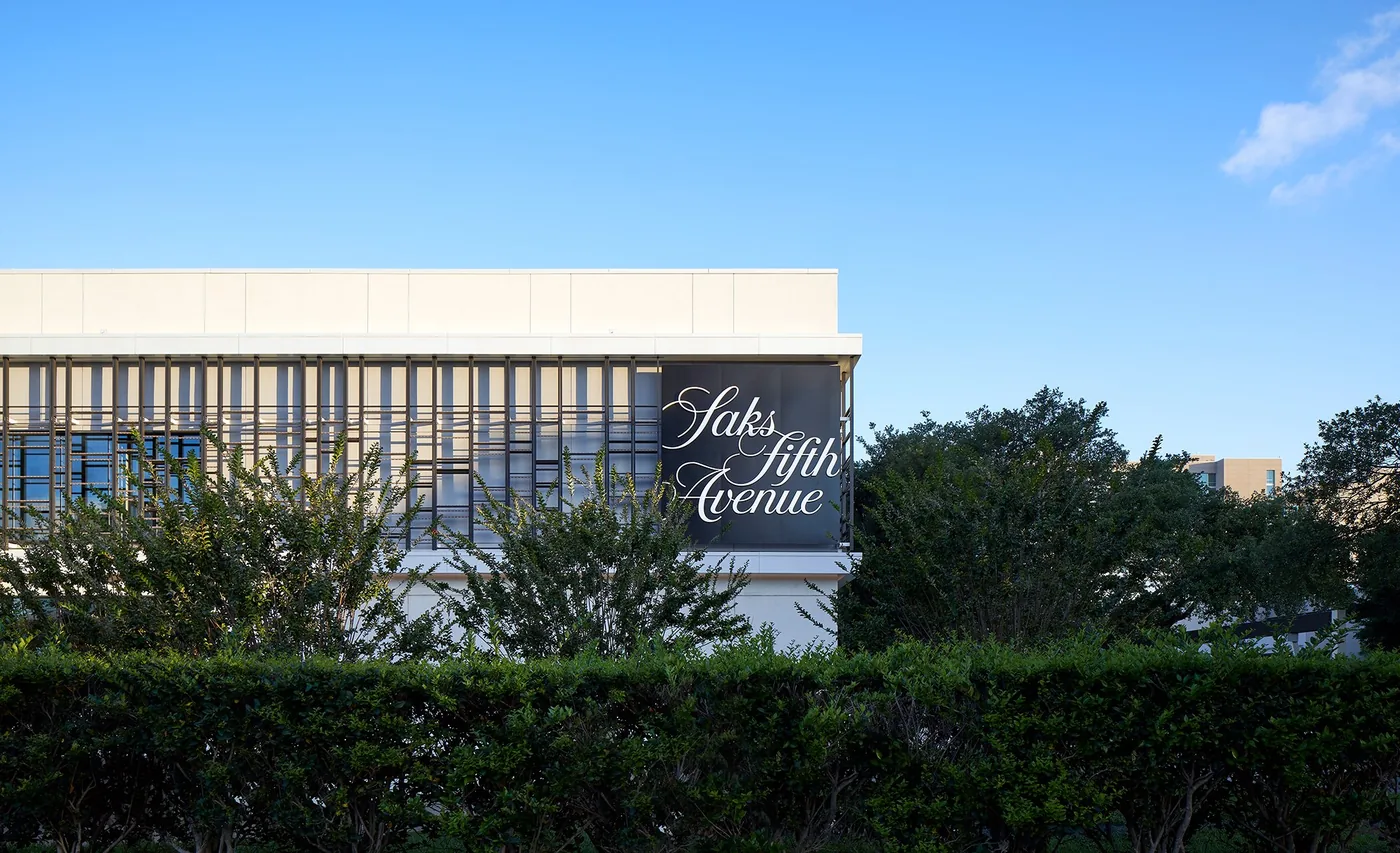 Saks Fifth Avenue exterior facade at The Galleria