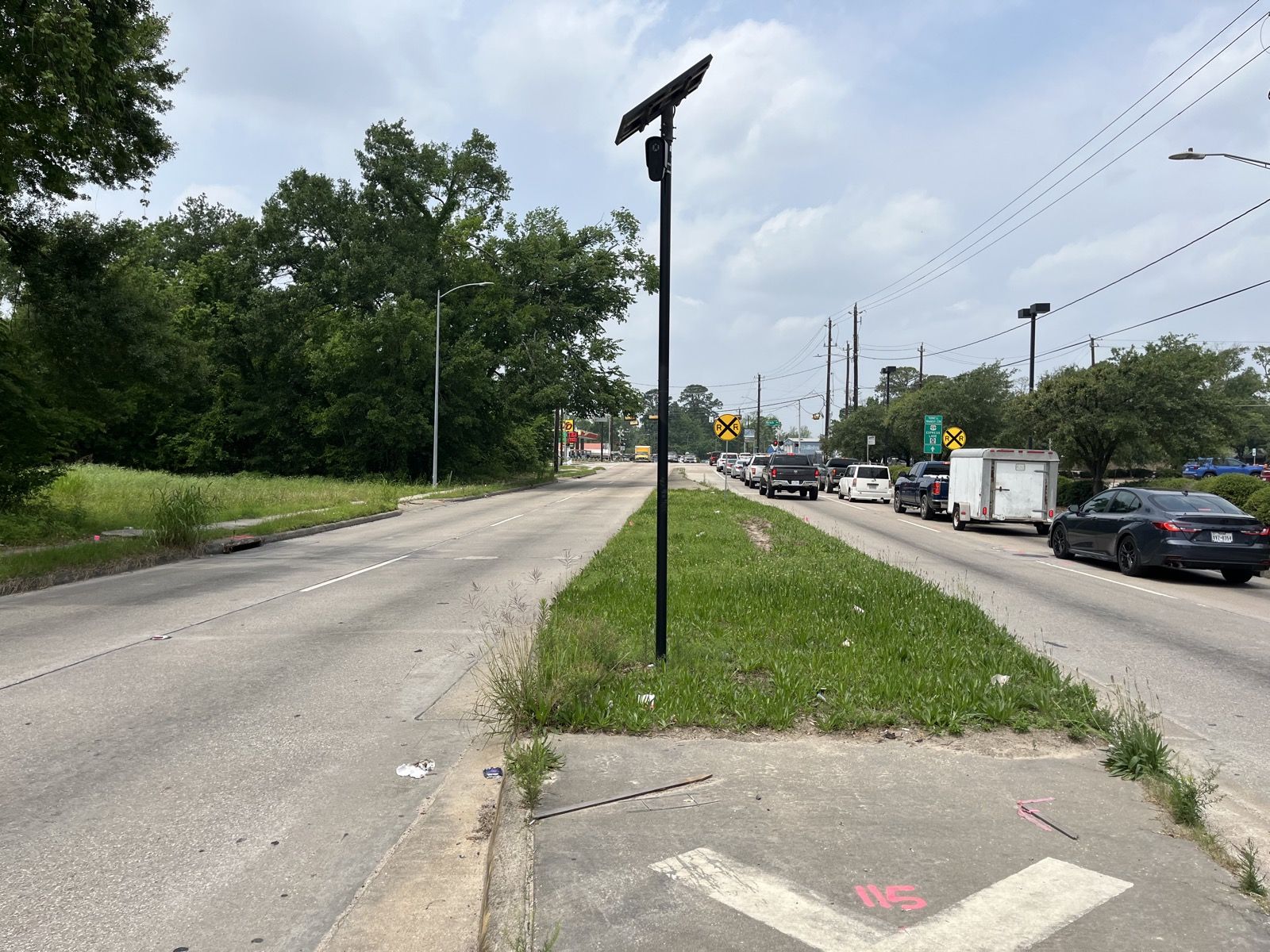 Tidwell Road corridor segment of the sanitary sewer line