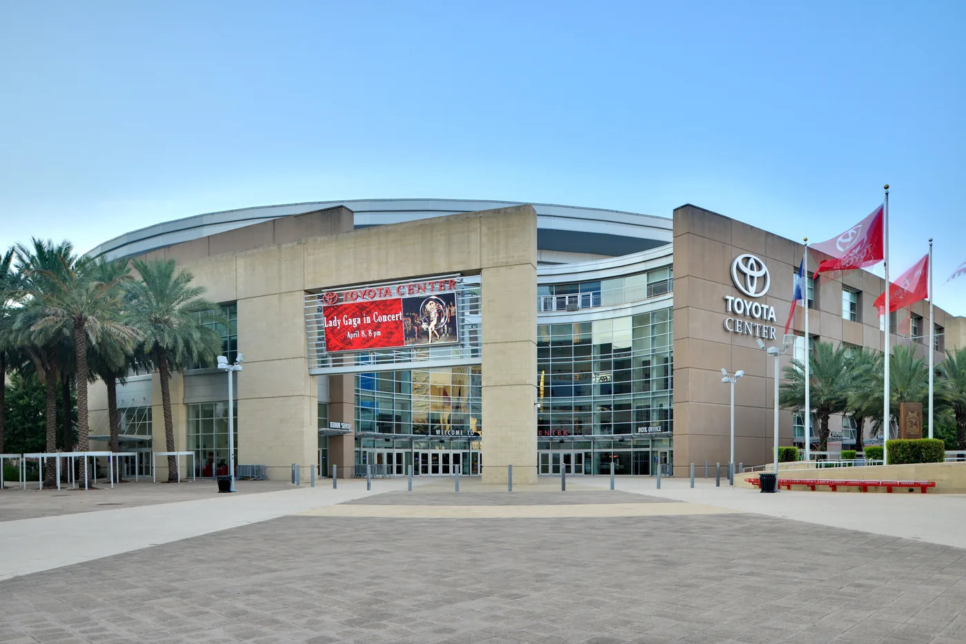 Toyota Center arena entrance