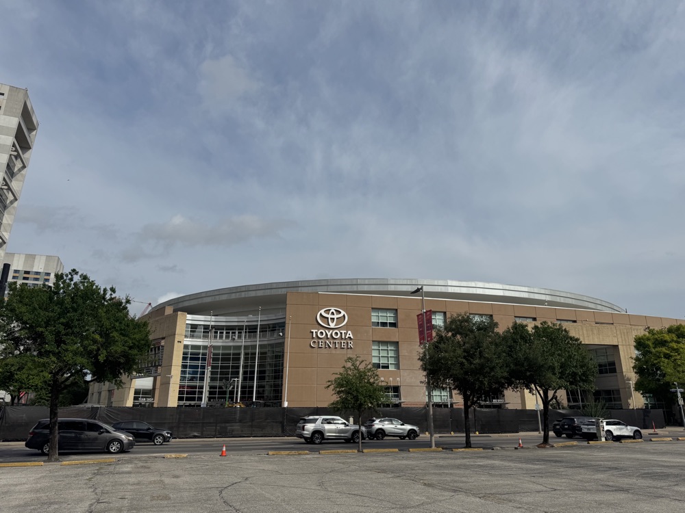 Toyota Center exterior structure