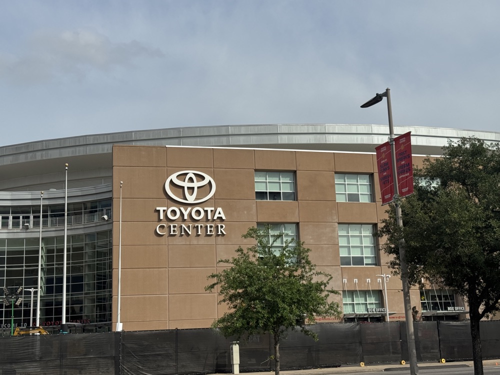 Toyota Center detail