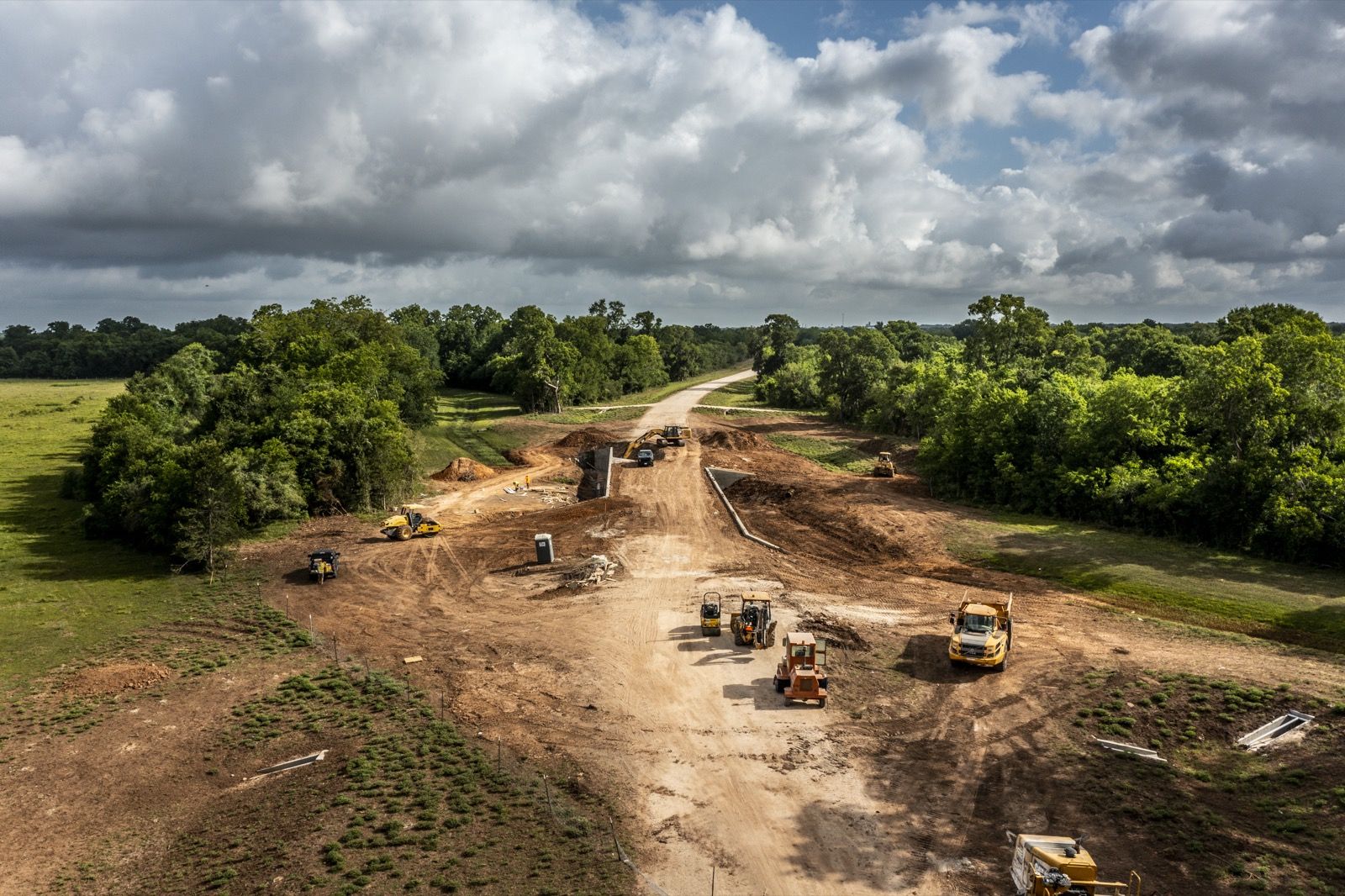 Twinwood Parkway site overview, aerial