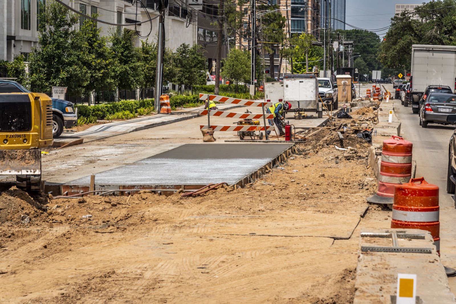 West Alabama street paving operations