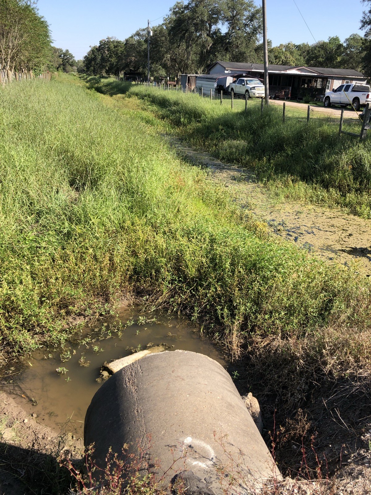 Boring location B-4 drainage and roadway work