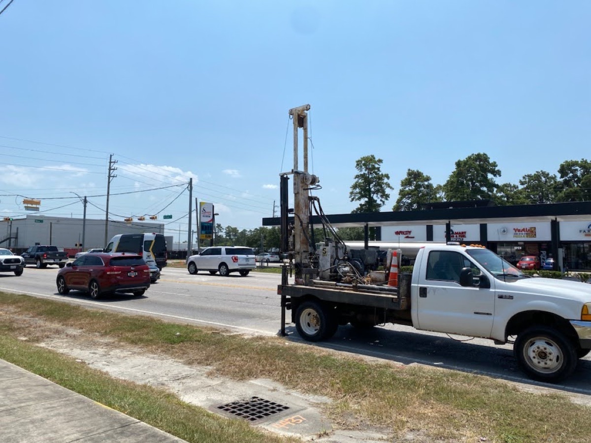ATL geotechnical investigation work on Will Clayton Parkway